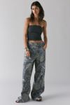 Jaded London Camo Fade Print Colossus Jean