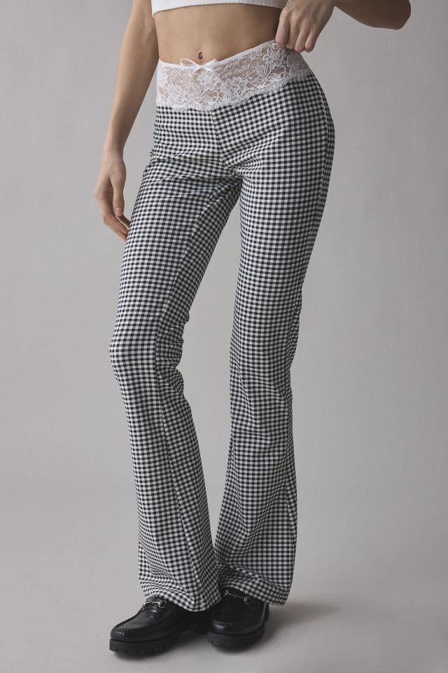 Lioness On Pointe Black Check Flare Pant #2