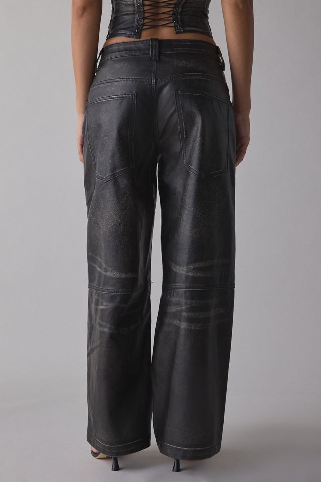 Jaded London Ash Faux Leather Colossus Trouser | Urban Jaded London Ash Faux Leather Colossus Trouser | Urban