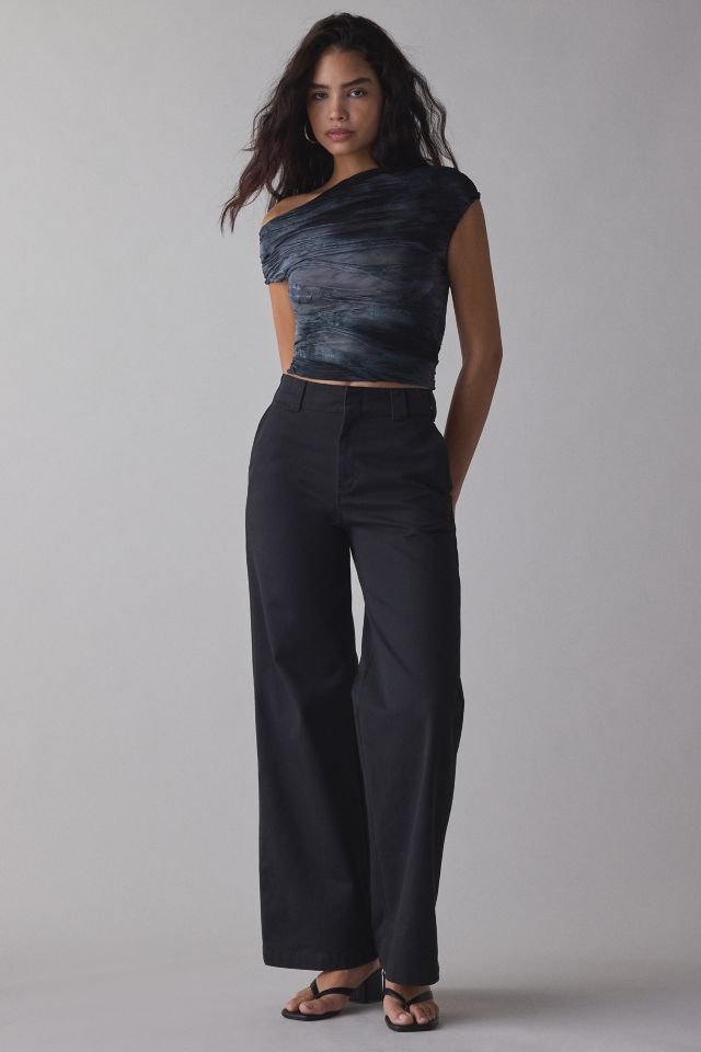 Jaded London Reign Asymmetric One-Shoulder Crop Top