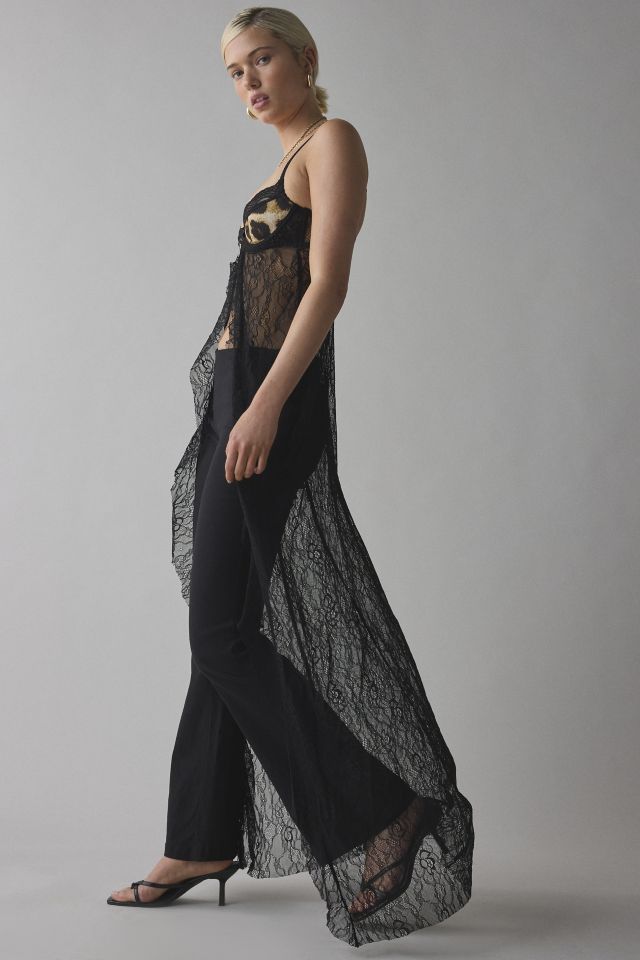 Jaded London Astoria Lace Bralette Maxi Top #3