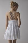 Kimchi Blue Aria Strappy Tiered Ruffle Babydoll Mini Dress