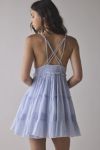 Kimchi Blue Aria Strappy Tiered Ruffle Babydoll Mini Dress