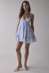 Kimchi Blue Aria Strappy Tiered Ruffle Babydoll Mini Dress