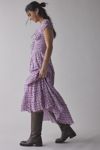 Kimchi Blue Sienna Cotton Smocked Milkmaid Maxi Dress