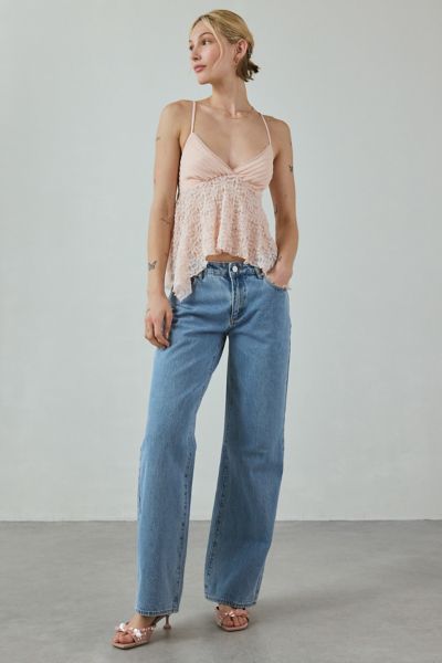 Kimchi Blue Loralei Fitted Satin Cami | Urban Outfitters