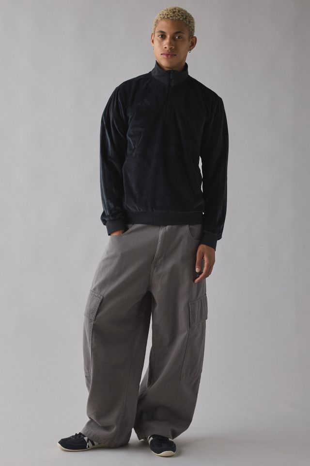 adidas House Of Tiro Velour Mock Neck Sweatshirt #2