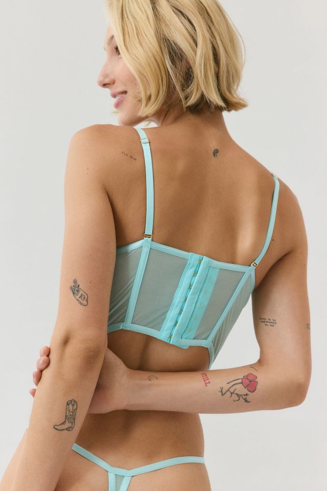 Bluebella Serenity Island Paradise Blue Wired Bustier #2
