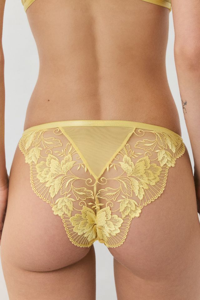 Bluebella Gabriella Sheer Embroidered Lace Bikini Undie #2