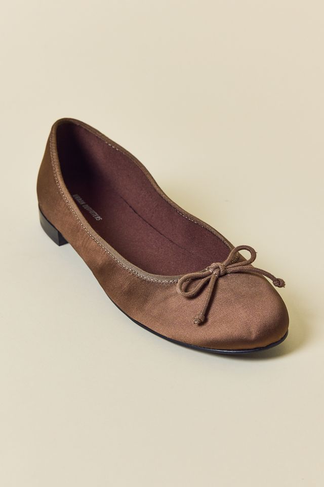 UO Lucy Satin Ballet Flats #3