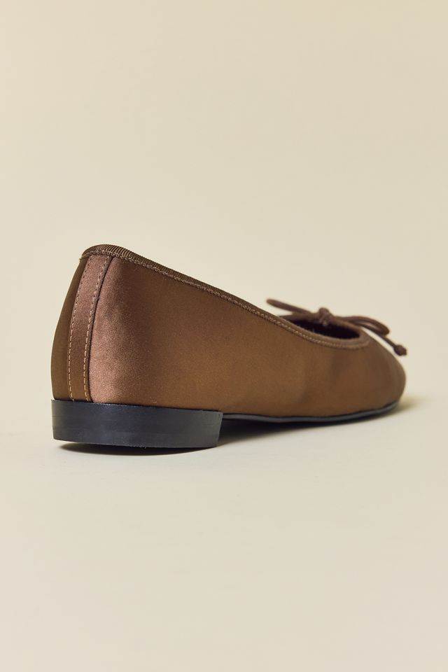 UO Lucy Satin Ballet Flats #4