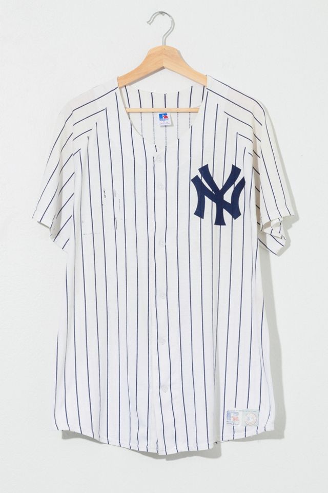 Vintage 1990s New York Yankees Pin Stripe Russell Athletic
