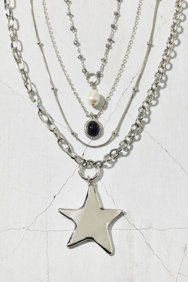 Jupiter Star Pendant Layering Necklace Set #1