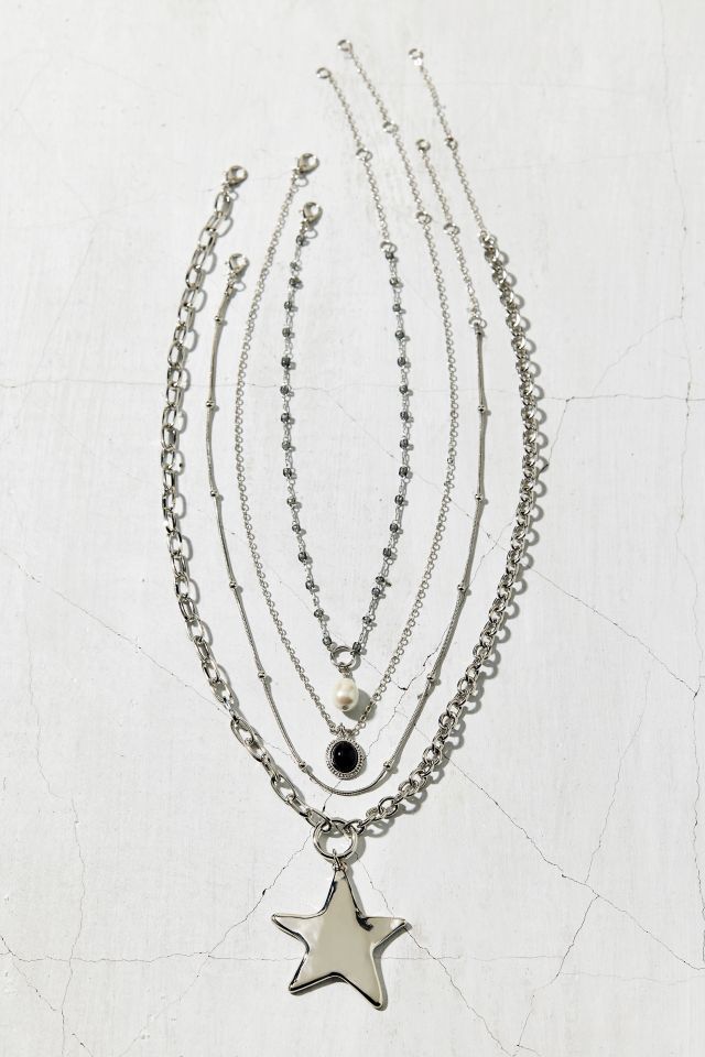 Jupiter Star Pendant Layering Necklace Set #2