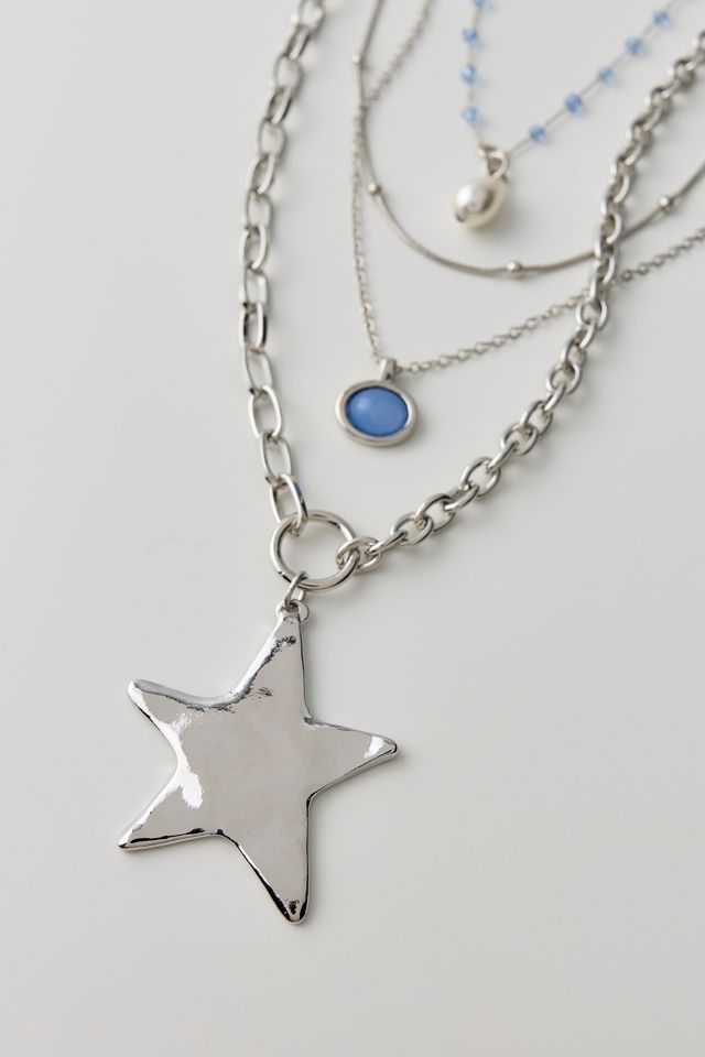 Jupiter Star Pendant Layering Necklace Set #1