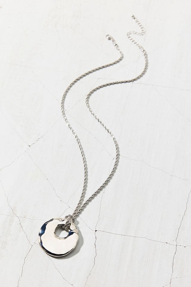 Milan Metal Pendant Necklace #2