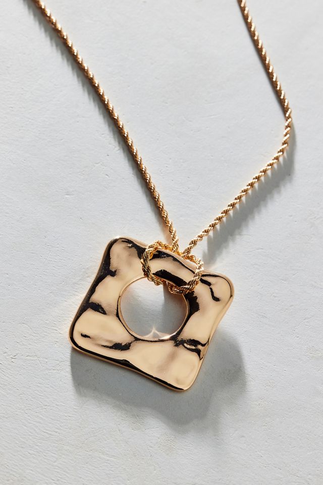 Milan Metal Chain Pendant Necklace #1
