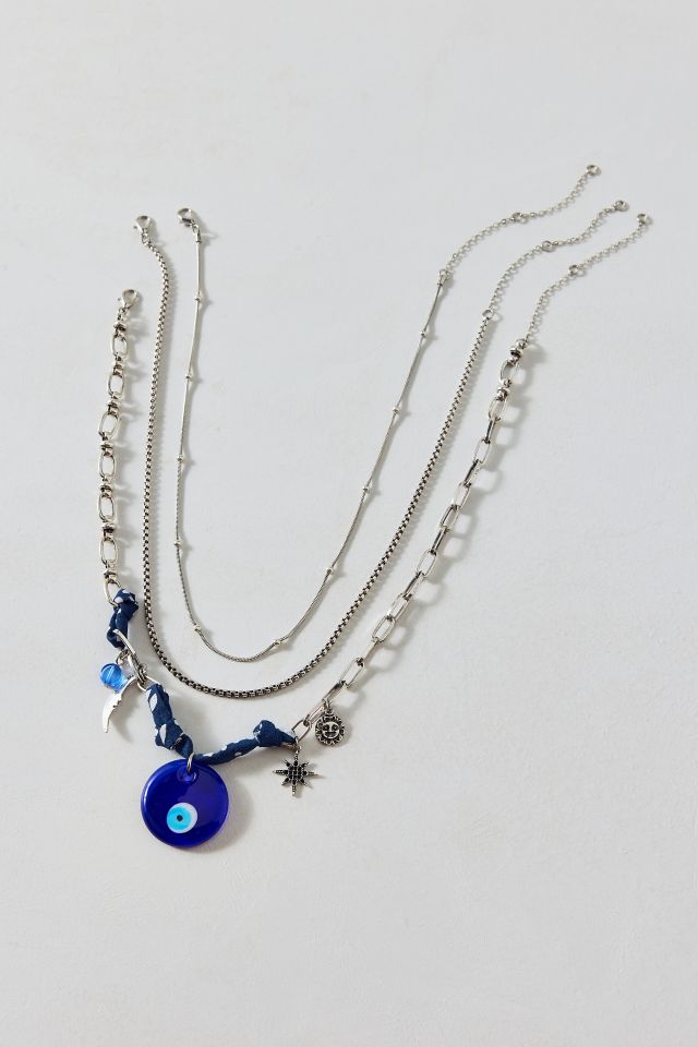 Santorini Layering Charm Necklace Set #2