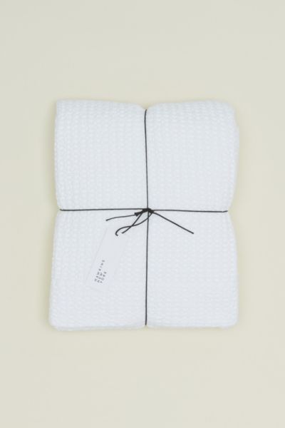 Hawkins New York Simple Waffle Shower Curtain In White At Urban Outfitters In White