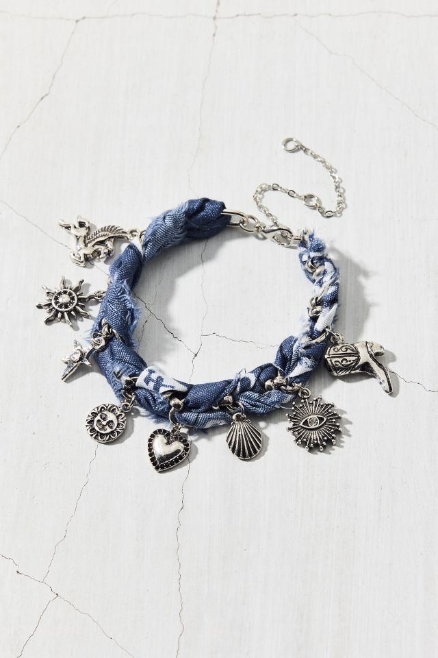 Bandana Wrap Charm Bracelet #1
