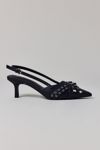 UO Wren Buckle Slingback Kitten Heel