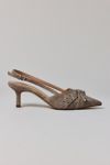 UO Wren Buckle Slingback Kitten Heel