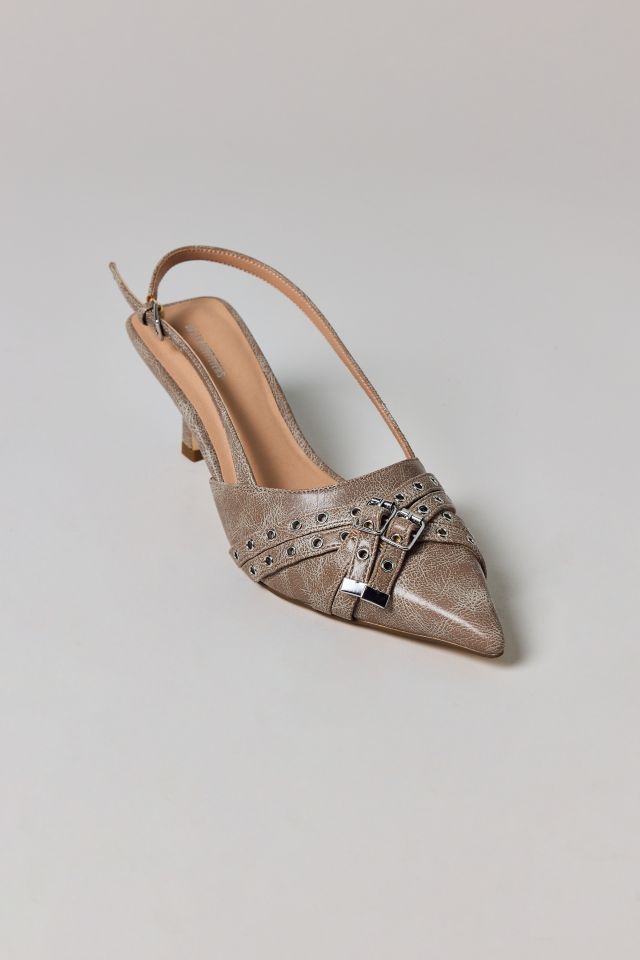 UO Wren Buckle Slingback Kitten Heel #3