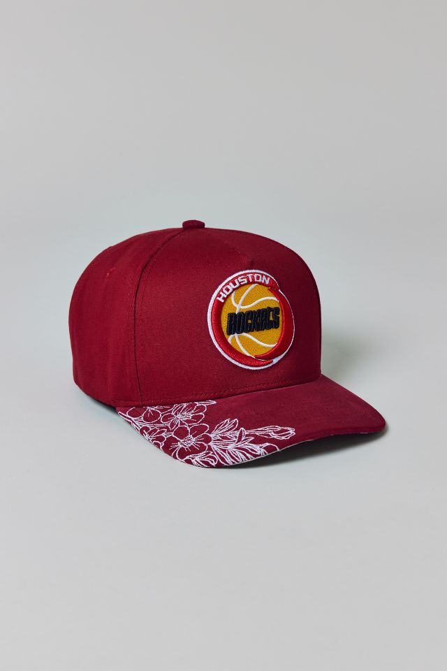 Casquette Snapback NBA Houston Rockets Flowers de Mitchell & Ness #1