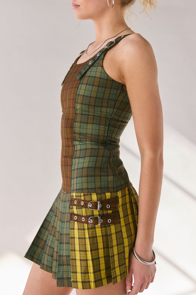 The Ragged Priest Viv Tartan Pleated Mini Dress #2