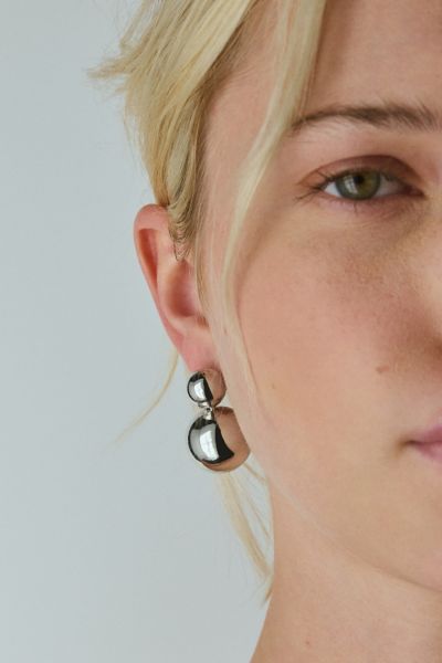 Urban Outfitters Bubbles Metal Dangle Earring In Silver, Women's At  In Metallic