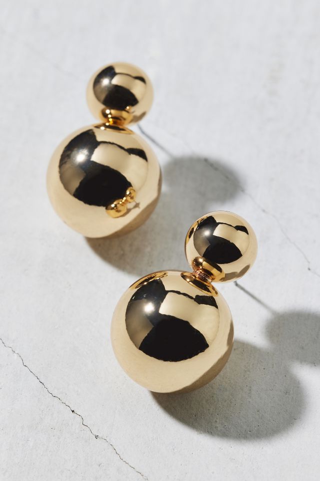 Bubbles Metal Dangle Earring #1