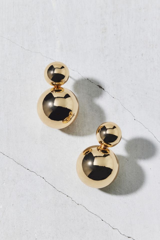 Bubbles Metal Dangle Earring #2