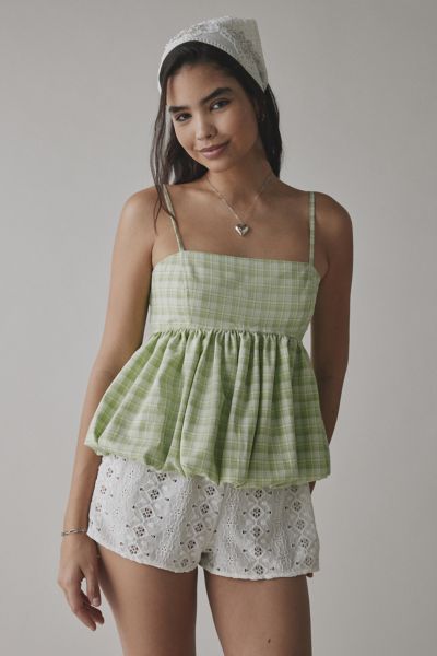新作bordersatbalcony BALLOON PEPLUM TANK 新作bordersatbalcony BALLOON PEPLUM TANK