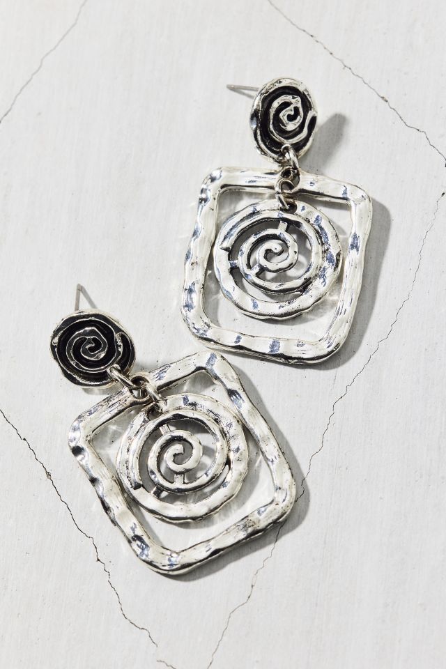 Statement Swirl Drop Earring #1