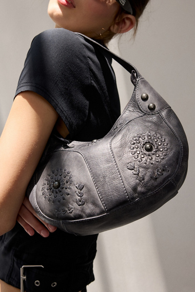 Silence + Noise Madi Floral Studded Leather Bag