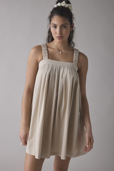 UO Beatrix Poplin Mini Dress | Urban Outfitters