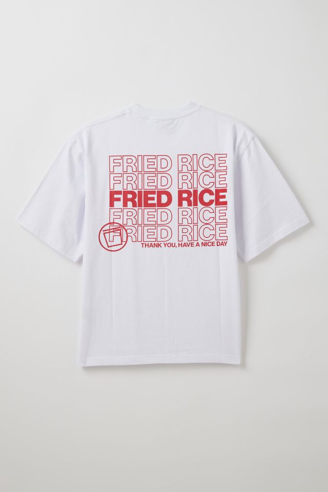 Tee-shirt graphique avec logo répété FRIED RICE #1