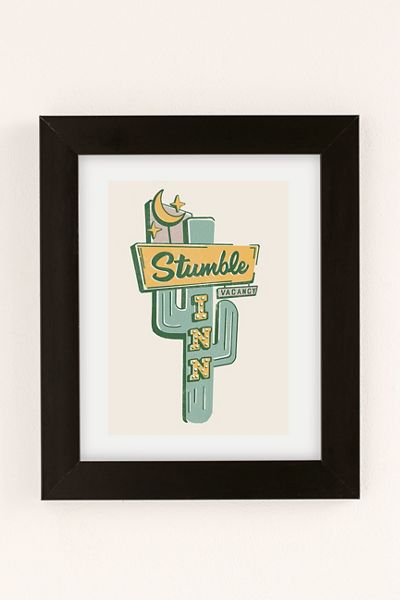 The Whiskey Ginger The Stumble Inn Vintage Art Print