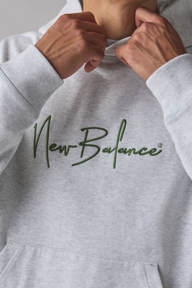 New Balance Athletics Signature Logo Hoodie Sweatshirt #3