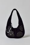 Silence + Noise Ivy Studded Suede Hobo Bag