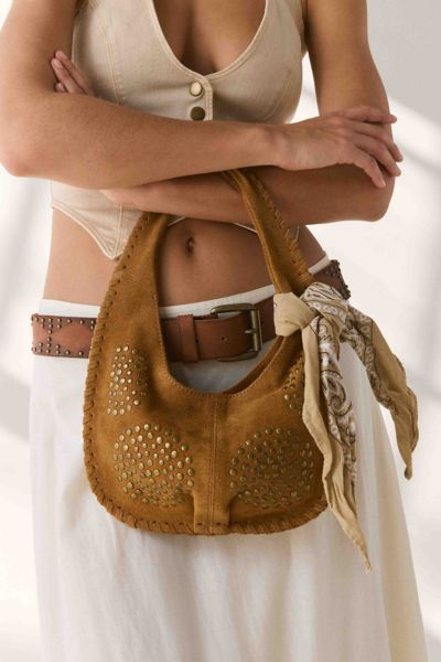【PORTERNA】Tustin studded shoulder bag Lex Studded Suede Shoulder Bag | Urban Outfitters Canada