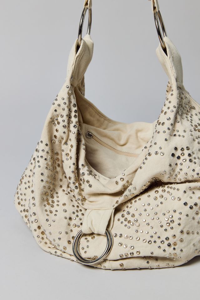 Silence + Noise Super Studded Slouchy Hobo Bag #4