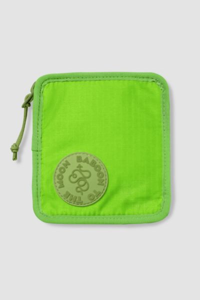 Baboon To The Moon Zip Wallet In Green
