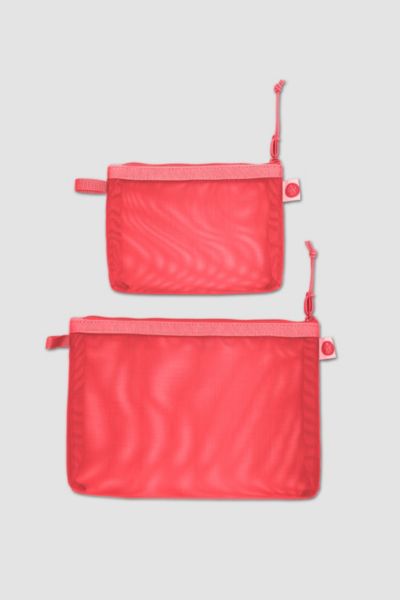 Baboon To The Moon Monomesh Pouch Set In Red, Women's At Urban Outfitters In Red