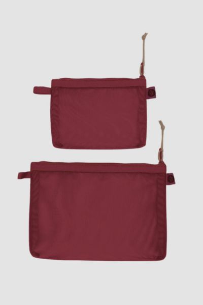 Baboon To The Moon Monomesh Pouch Set In Maroon, Women's At Urban Outfitters In Maroon
