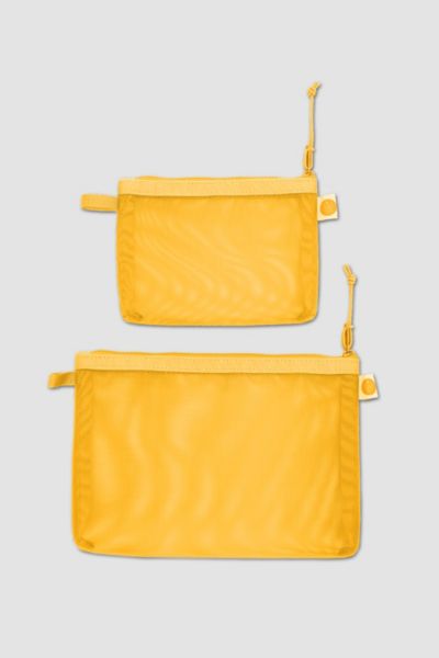 Baboon To The Moon Monomesh Pouch Set In Yellow, Women's At Urban Outfitters In Yellow