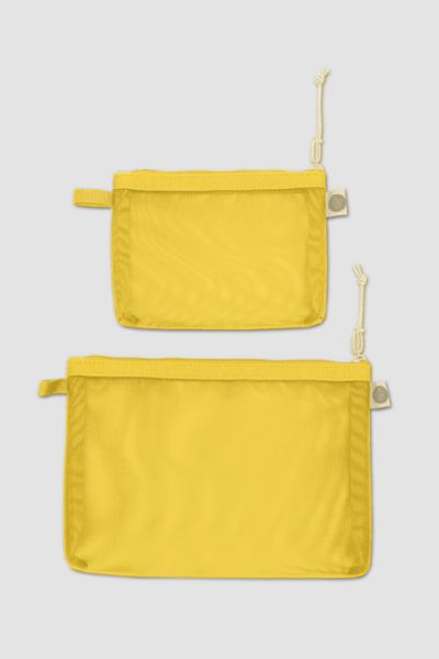 Baboon To The Moon Monomesh Pouch Set In Amber, Women's At Urban Outfitters In Orange