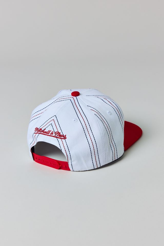 Mitchell & Ness NBA Philadelphia 76ers Triplin Snapback Hat #1