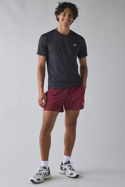 New Balance Athletics Run Graphic Tee In Black, Men's At Urban Outfitters In Black