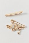 Mixed Charms Brooch Set
